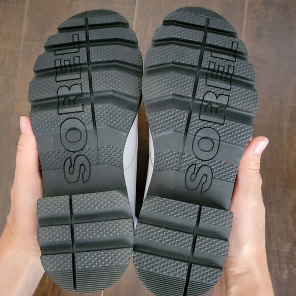 NEW Sorel Lennox Lace STKD Boots Womens 7.5 White Lug Combat Whimsigoth Grunge - Picture 6 of 11